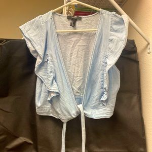 Forever 21 wrap around top